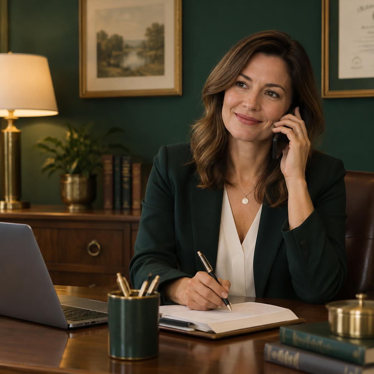 A Guardian Group advisor speaking with a client on the phone
